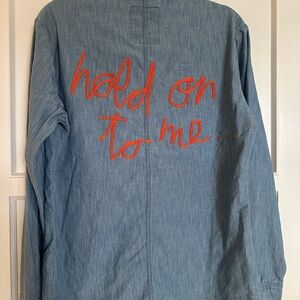 G-STAR Raw Denim “Hold On To Me” Denim Button Down Shirt